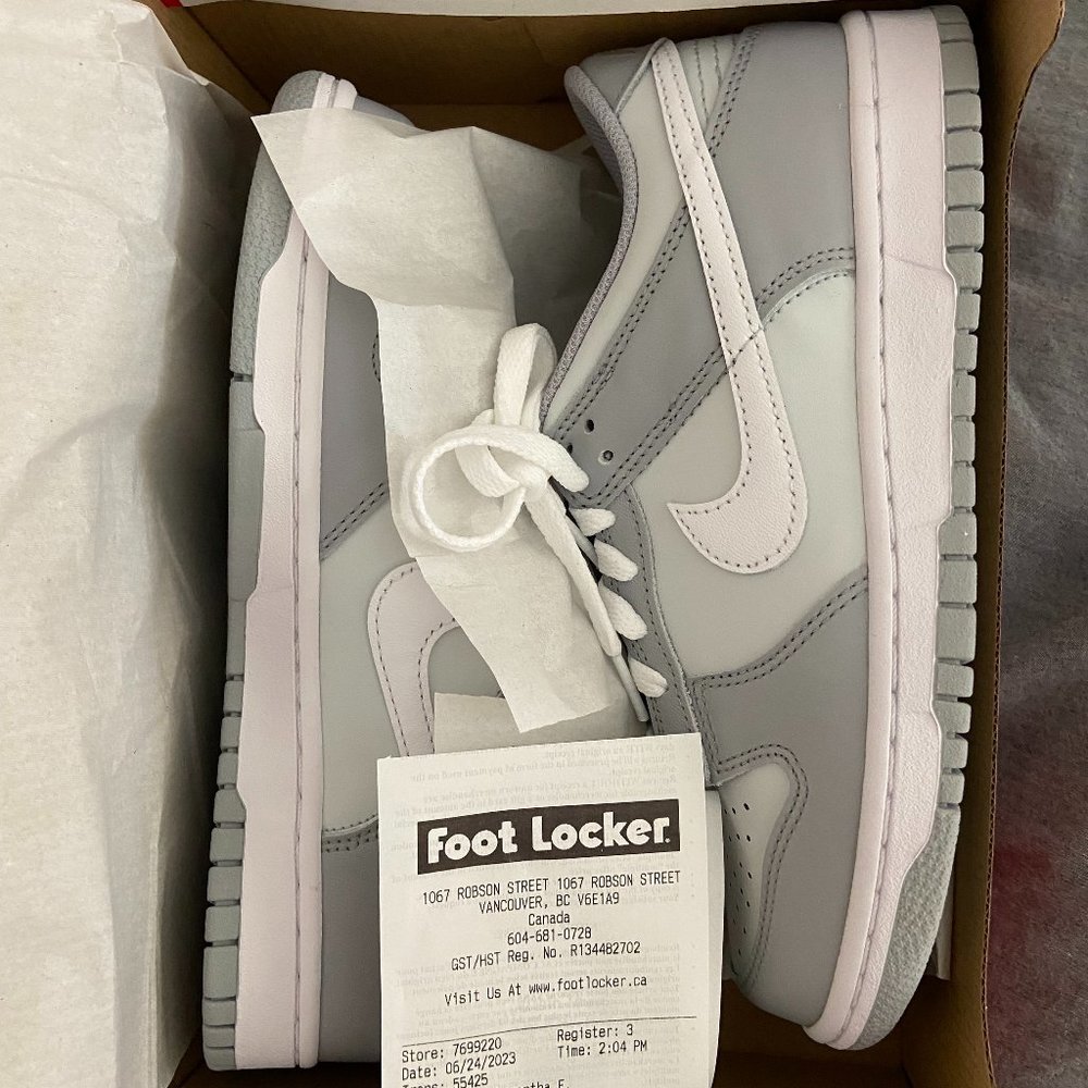 Nike Dunk Low Two-Toned Grey (GS) - Picture 1 of 6